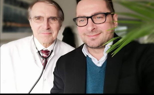 Mit meinem ehemaligen Kollegen Prof. Carlo Aul beim VKKD in Düsseldorf